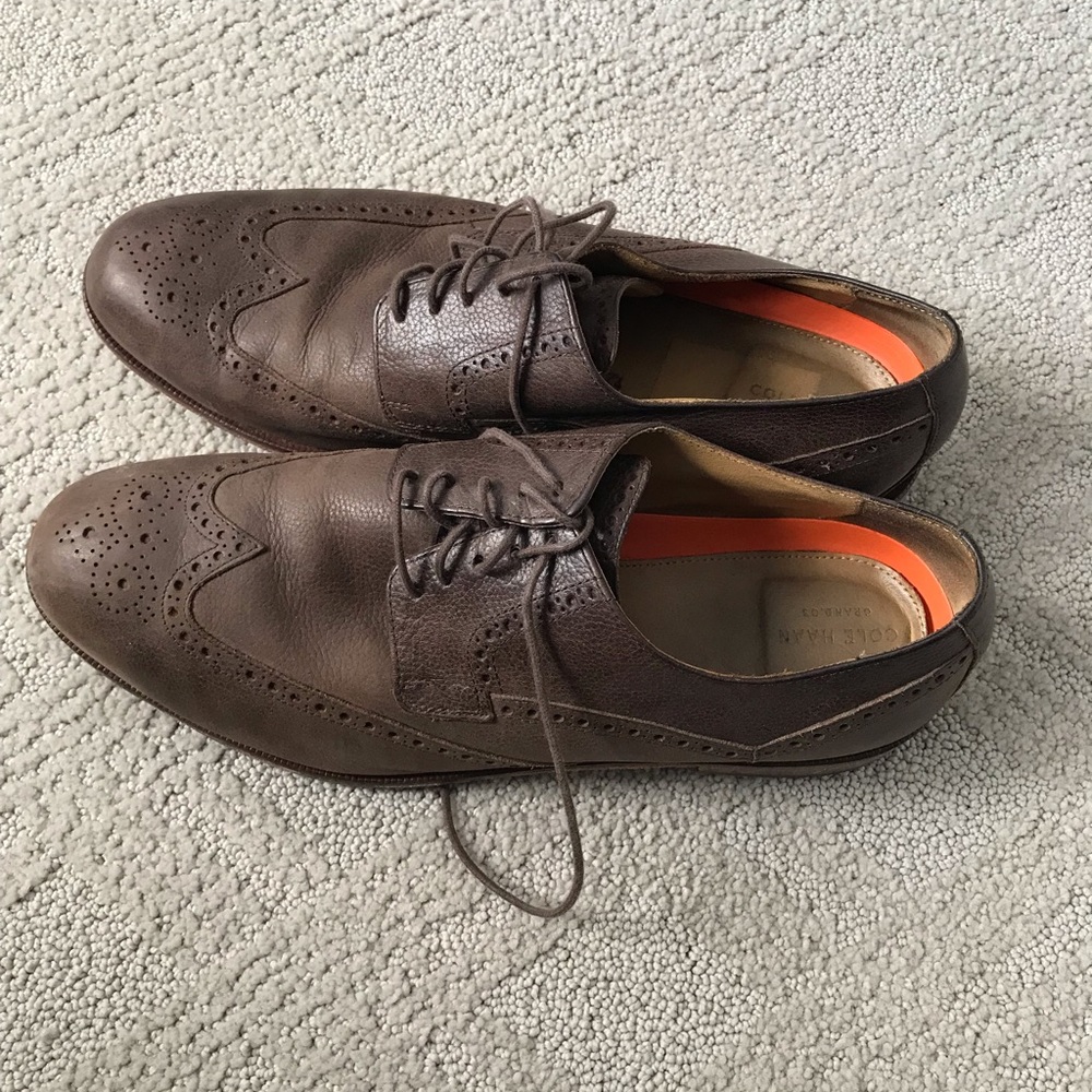 Cole Haan leather wing tip. Size 11